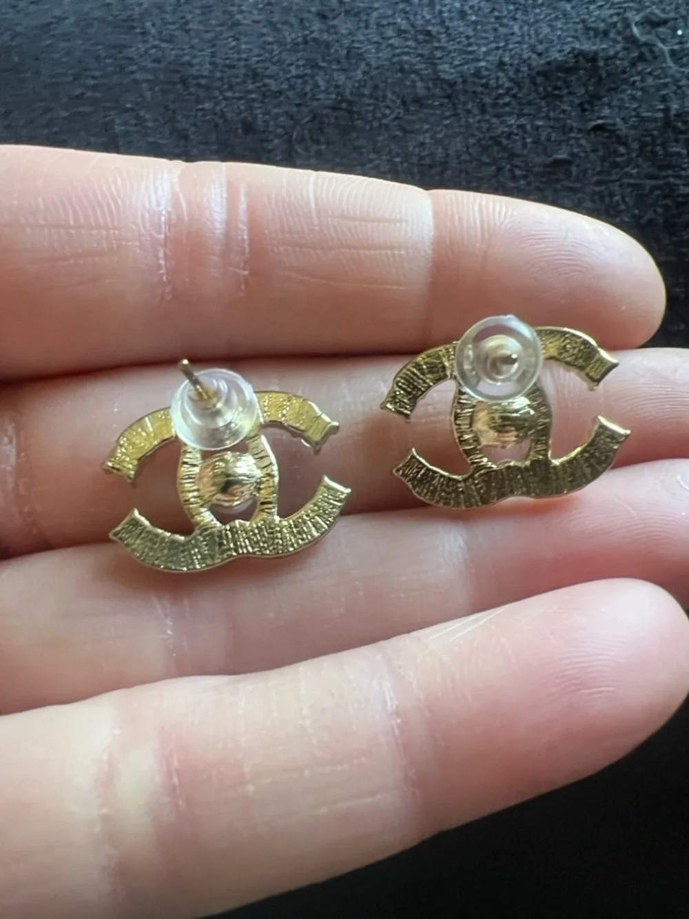 CHANEL Pearl & Crystal Earrings in Ivory and Gold - Picture 7 of 7